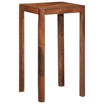 vidaXL Bartafel 60x60x107 cm massief acaciahout, Huis en Inrichting, Verzenden, Nieuw