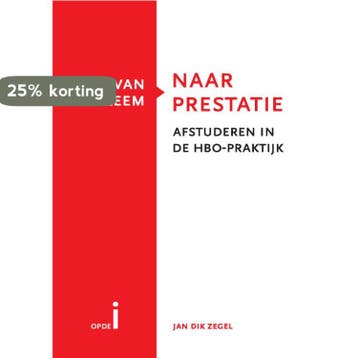 Van probleem naar prestatie 9789081693011 Jan Dik Zegel, Verzenden, Jan Dik Zegel