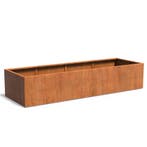 Cortenstaal plantenbak 300x100x60cm - Met bodem, Tuin en Terras, 100 cm of meer, Nieuw, Metaal, 60 cm of meer
