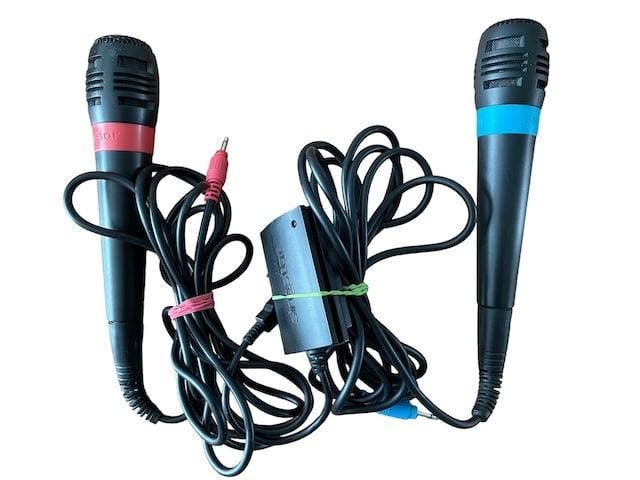 Playstation 2 Singstar Microfoon Set Van 2 (PS2), Games en Spelcomputers, Spelcomputers | Sony Consoles | Accessoires, Verzenden