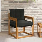 vidaXL 2 Stuk Buitensofa Massief Acacia Hout Naturel, Verzenden, Nieuw