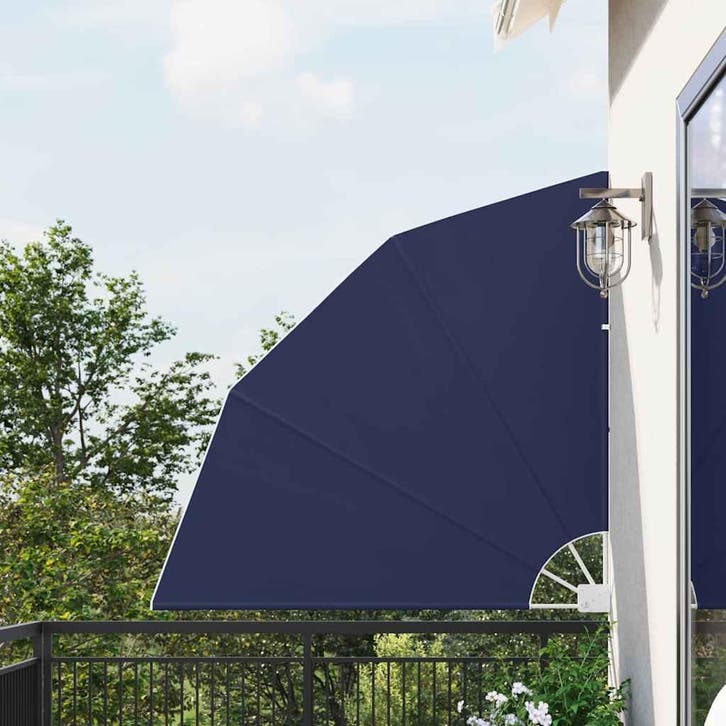 vidaXL Balkon Privacy Scherm 140 x 140 cm Polyester, Tuin en Terras, Parasols, Nieuw, Verzenden