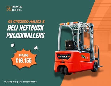 Nieuwe HELI G3 2T 3-wiel lithium heftruck – franco BE, 1000 tot 2000 kg, Verzenden, Heftruck, HELI