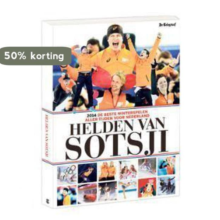 Helden van Sotsji 8710410061325 Telegraaf, Boeken, Literatuur, Gelezen, Verzenden