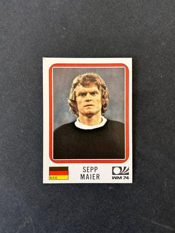 1974 Panini World Cup Munchen 74 BRD Sepp Maier - 1 Sticker