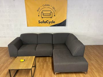 SofaCycle - XOOON zetel – Grijze hoekzetel met vaste kussens, Ophalen of Verzenden, Nieuw