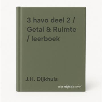 3 havo deel 2 / Getal & Ruimte / leerboek 9789001055219, Boeken, Verzenden, Zo goed als nieuw, J.H. Dijkhuis
