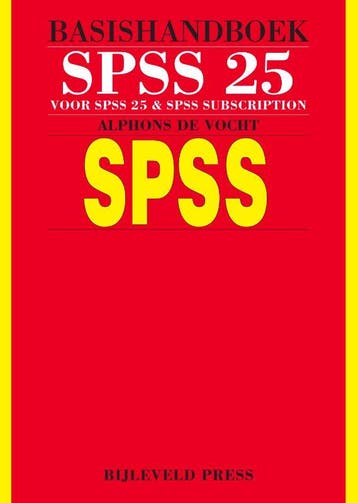 Basishandboek SPSS 25 9789055482689 Alphons de Vocht, Verzenden, Gelezen, Alphons de Vocht