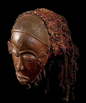 Enfant du Masque - Chokwe - Angola, Kongo, Sambia (Sans prix, Antiquités & Art