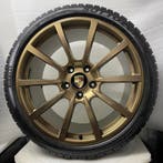 Porsche 991 2/4 Originele 20 Classic II Goud + winterbanden, Ophalen, Gebruikt, 295 mm, Banden en Velgen