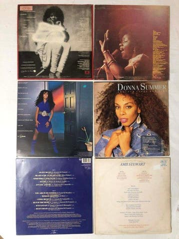 Gloria Gaynor, Amii Stewart , Donna Summer - 6 x Albums -, Nieuw in verpakking