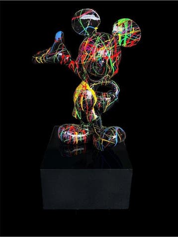 nWL-weareART (XX-XXI) - MOUSE Jackson Pollock Style