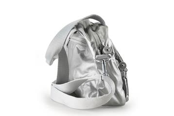 Kipling Schoudertas Zilver, Handtassen en Accessoires, Verzenden, Zo goed als nieuw