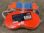 Veiling - 12x Konvox spanband met ratel en haak 35mm x 5m, Nieuw