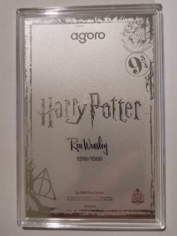 Niue. 2 Dollars 2026, Harry Potter Ron Weasley 5 gr., Postzegels en Munten