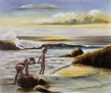 Europese school (XX) - Gilded Low Tide
