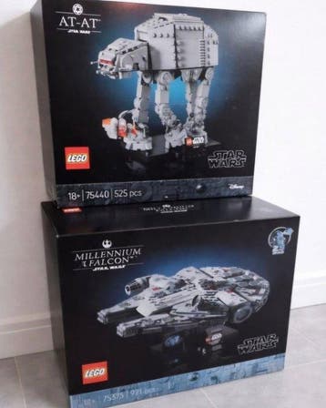 Lego Set - Star Wars - AT-AT & Millenium Falcon, Nieuw