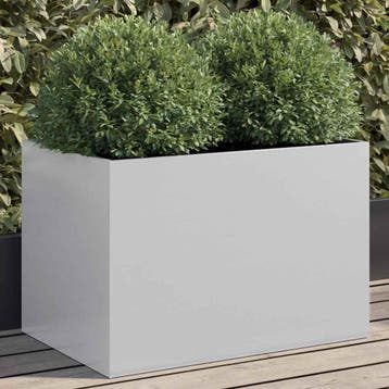 vidaXL Plantenbak 62x40x39 cm gegalvaniseerd staal, Tuin en Terras, Verzenden, Nieuw