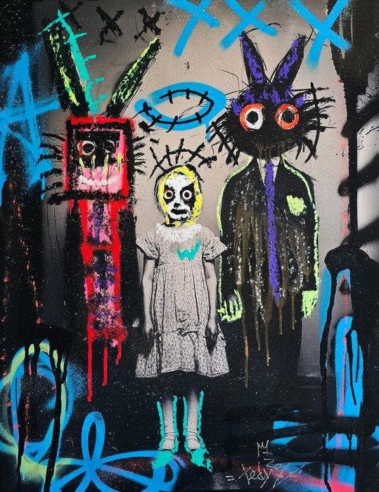 TedyZet - Wild Signals, Antiquités & Art, Art | Peinture | Moderne