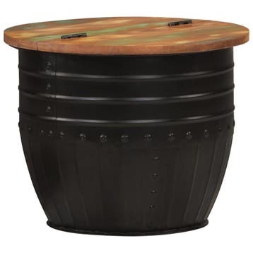 Salontafel met berging -54% Retour deal. Bestel nu!, Huis en Inrichting, Gebruikt, 50 tot 100 cm, Verzenden, Rond