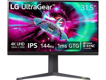 LG UltraGear 32GR93U - Gaming Monitor - 4K 144Hz - Zwart, Verzenden, Zo goed als nieuw, LG