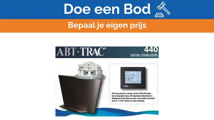 Bieden: ABT-Trac 440 hydraulic digital fin, Watersport en Boten, Bootonderdelen, Ophalen of Verzenden