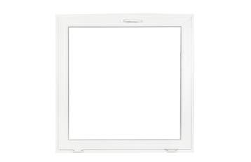 PVC kiep b80xh80 cm Wit, Gevelraam of Ruit, 80 tot 120 cm, 80 tot 120 cm, Nieuw