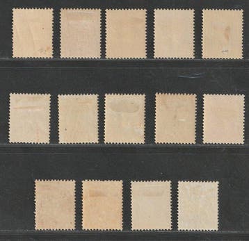 Nederland 1924/1926 - Complete serie Koningin Wilhelmina,, Gestempeld