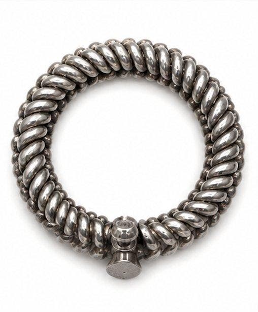 Sutlada Kada / Shindeshahi Tode - 397 g - Zilver - India -, Antiek en Kunst, Kunst | Niet-Westerse kunst