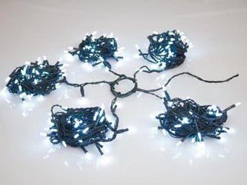 2dekans | Speed Light LED - 330 leds - wit - groene kabel -, Diversen, Kerst, Ophalen of Verzenden, Nieuw