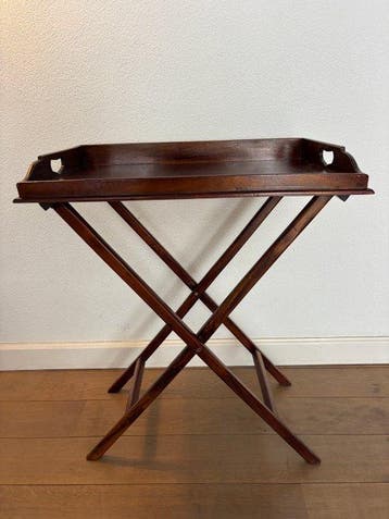 Bijzettafel - Hout - Bijzet Tafel / Tray, Antiek en Kunst