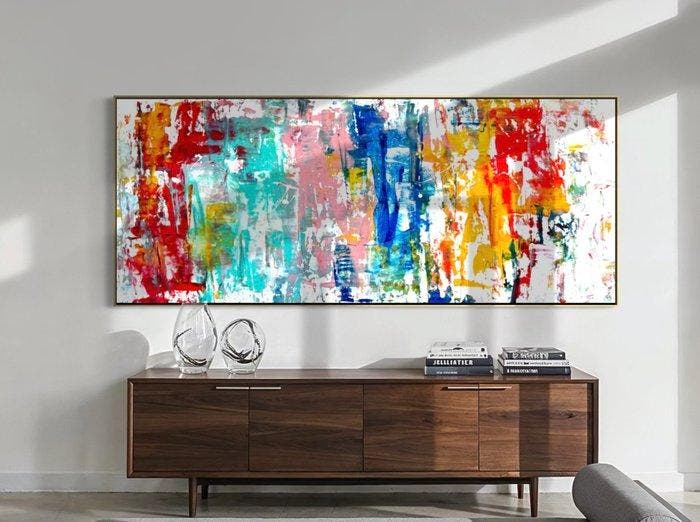 Alberto Stocco - Abstract, Antiek en Kunst, Kunst | Schilderijen | Modern
