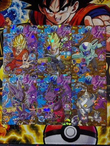 Bandai - 6 Card - Dragon Ball, Dragon Ball Z - Son Goku, Nieuw