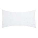 vidaXL Camouflagenet met opbergzak 600x414 cm wit, Verzenden