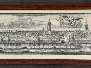 Wanddecoratie - Nederland - Decoratief stad Delft