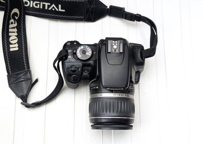 Canon EOS 400D + EF-S 18-55mm II Digitale camera, Audio, Tv en Foto, Fotocamera's Digitaal