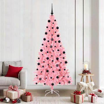 vidaXL Kerstboom Roze 210 cm PVC, Verzenden, Nieuw