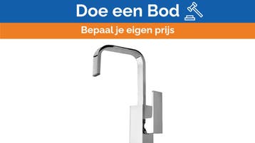 Bieden: Piani wastafelmengkraan chroom -, Ophalen of Verzenden, Nieuw