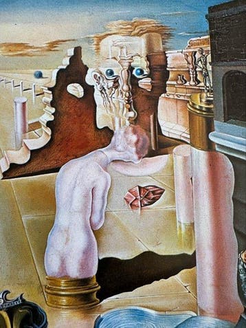 Salvador Dali (1904-1989) - Lhomme invisible, Antiek en Kunst