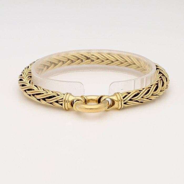 Armband - 18 karaat Geel goud, Handtassen en Accessoires, Armbanden