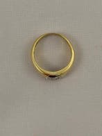 Zonder minimumprijs - Ring - 18 karaat Geel goud, Witgoud -, Handtassen en Accessoires, Ringen, Nieuw