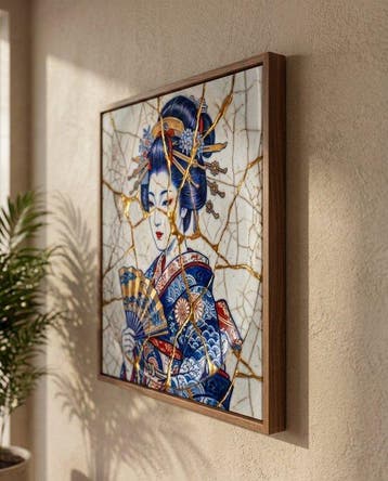 MEDSAN - Kintsugi Geisha () - UNIQUE WORK, Antiek en Kunst