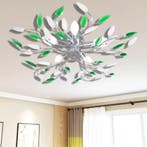 vidaXL Lamp met kristallen bladeren van acryl voor 5x E14, Verzenden