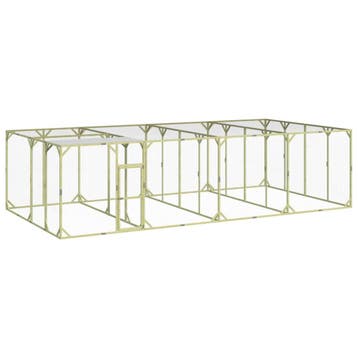 vidaXL Kippenhok 800x400x200 cm geïmpregneerd massief, Verzenden, Nieuw