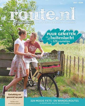 route.nl jaarboek 2017, 290 fiets en wandelroutes door, Verzenden