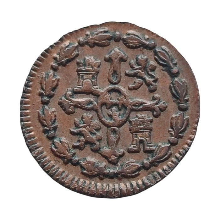 Spanje. Carlos III. 1 Maravedí 1775 Segovia, Timbres & Monnaies, Monnaies | Europe | Monnaies non-euro