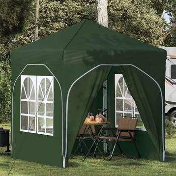 vidaXL Pop-up Feesttent 192 x 192 x 245 cm Groen, Verzenden