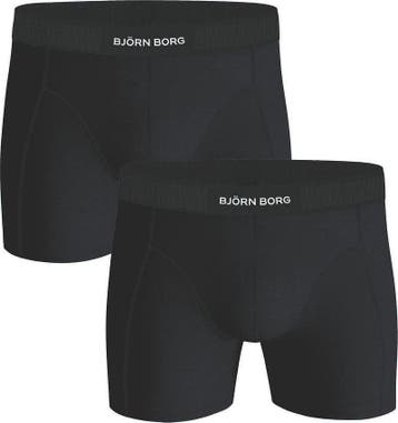 Bjorn Borg Boxers Solid Black 2 Pack maat XXL Heren, Kleding | Heren, Ondergoed, Verzenden, Zwart, Bjorn Borg, Boxer