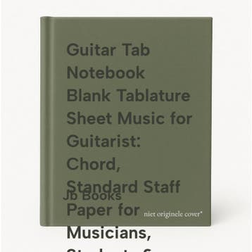 Guitar Tab Notebook Blank Tablature Sheet Music for, Verzenden, Gelezen, Jb Books