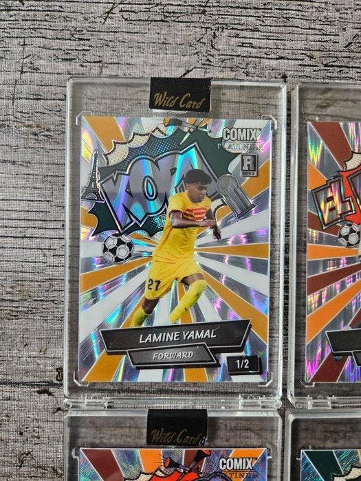 Wild Card Lamine Yamal 1/2 2/2 Serialized card, Insert card,, Collections, Autocollants